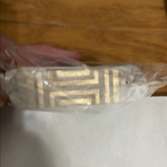 Tory Burch Gold Patterned Bracelet to hold Fitbit - Picture 4 of 4